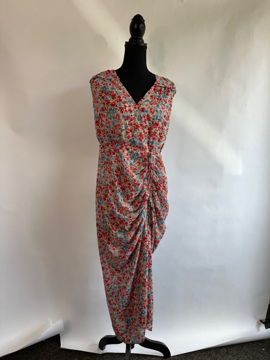 MULTI FLORAL FABRIK Women's Dresses, MEDIUM