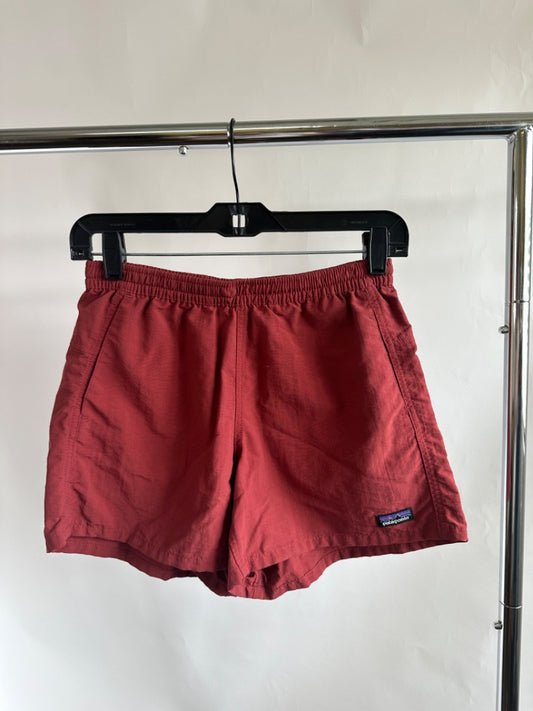 MAROON PATAGONIA Women's Shorts, XS