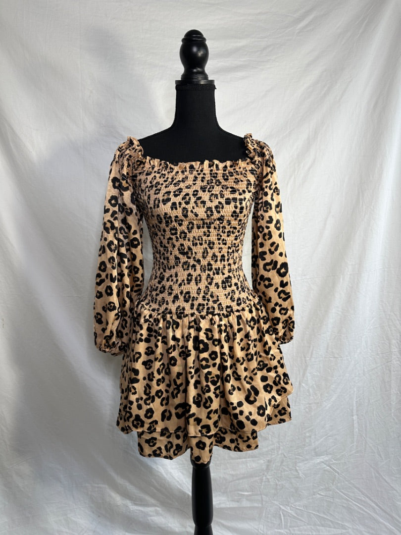 LEOPARD OLIVIACEOUS Women's Dresses, S