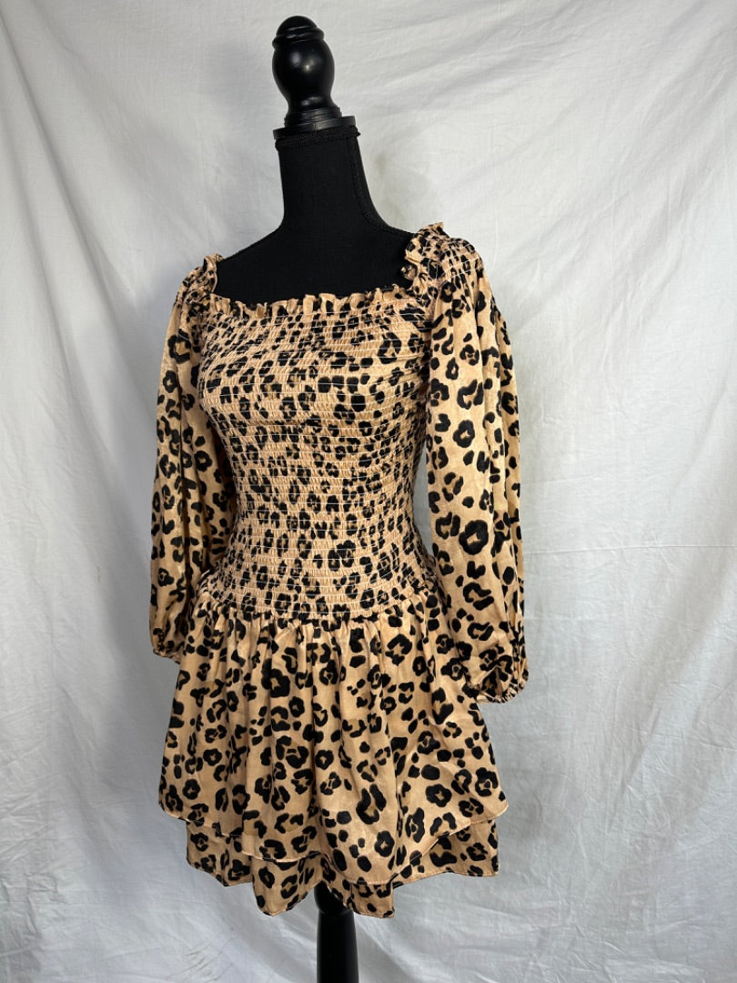 LEOPARD OLIVIACEOUS Women's Dresses, S