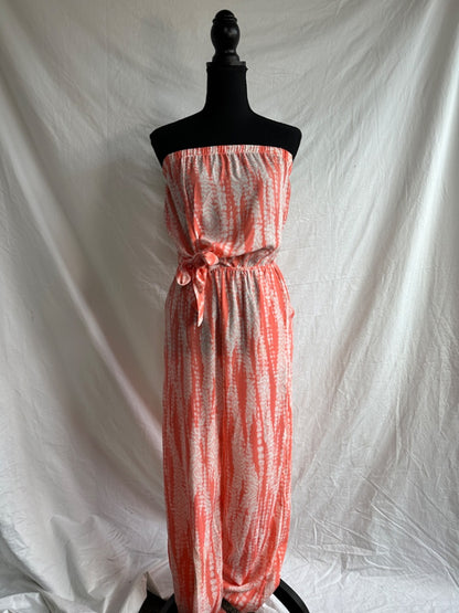 CORAL PINK LILLY JUMPSUITS, SMALL