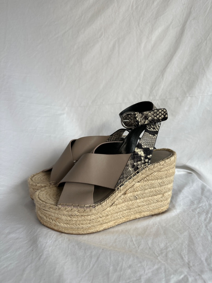 PLATFORM WEDGE MARC FISHER Women's Shoes, 7.5