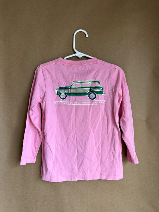 PINK WAGON GRAPHIC THE BEAUFORT BONNET COMPANY Children's, XS