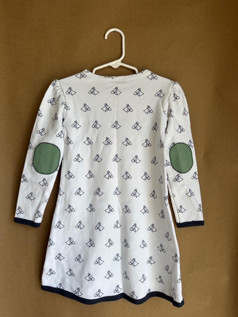 LONG SLEEVE DRESS HORSE PRINT THE BEAUFORT BONNET COMPANY Children's, 5