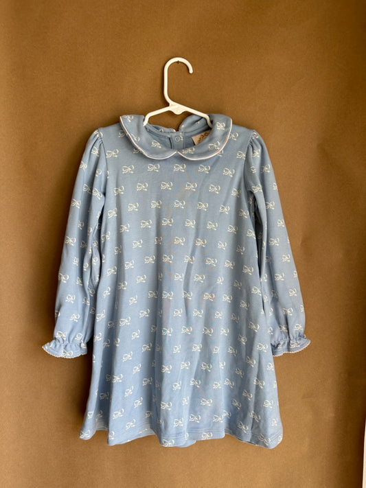 BLUE COLLARED DRESS/RIBBONS THE BEAUFORT BONNET COMPANY Children's, 5