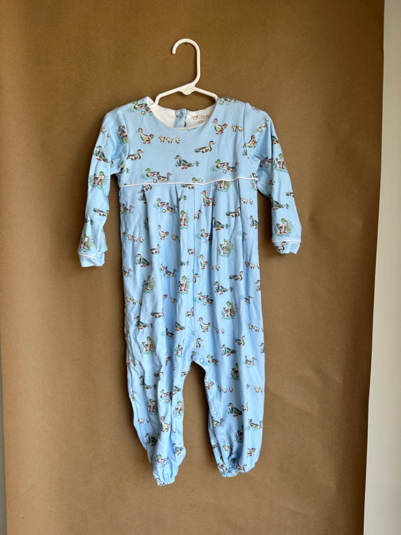 DUCK PRINT BLUE CHARMING MARY Children's, 2T