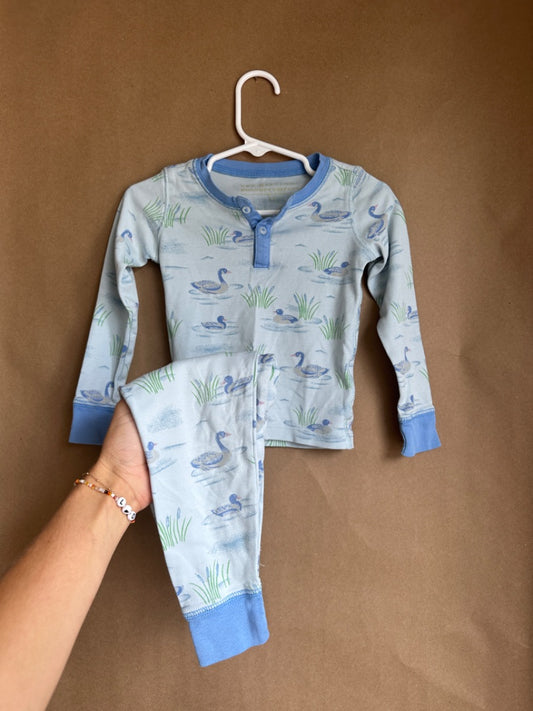 BLUE DUCK PRINT PJ SET THE BEAUFORT BONNET COMPANY Children's, 2T