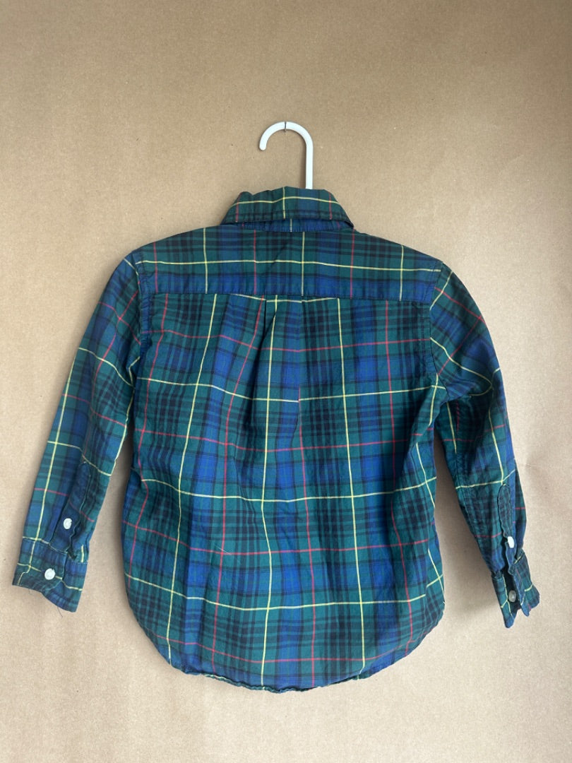 GREEN PLAID RALPH LAUREN Children's, 2T