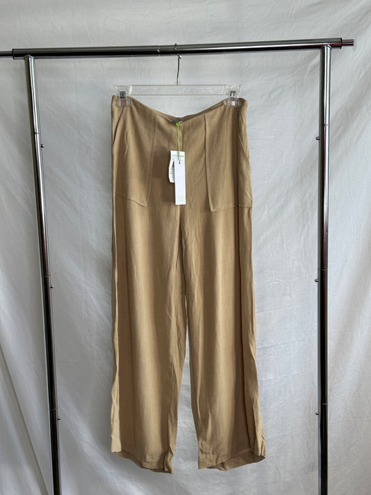 BEIGE GOOD LUCK GEM Women's Pants, SMALL