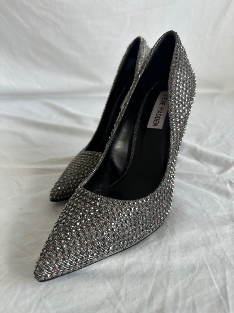 Rhinestone Pump Steve Madden Women's Shoes, 7.5