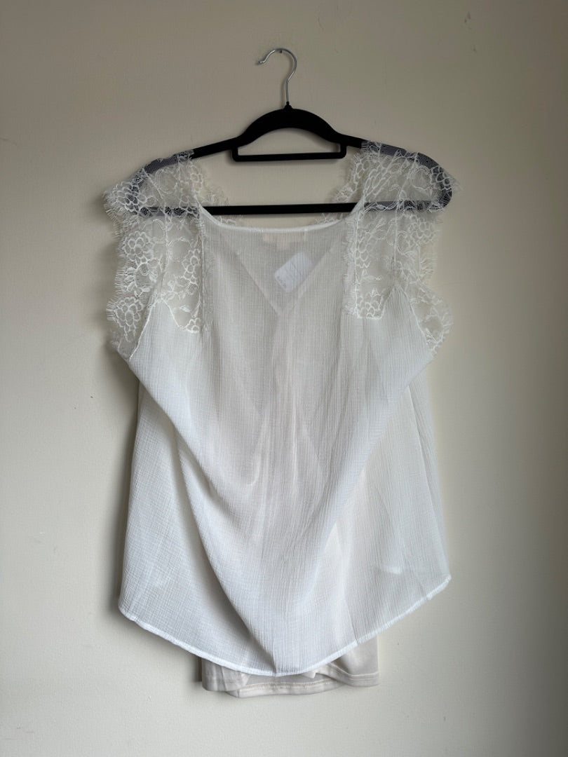 white Lovestitch Women's Tops